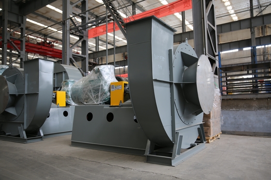 Stabilna wydajność Centrifugal Industrial Fan Cast Iron Modular Design poniżej 600°C