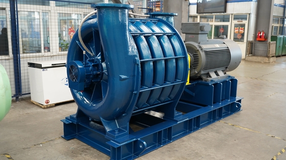 HT250 Shell Multistage Centrifugal Air Blower Airfoil Return Flow Blade osiąga wysokie ciśnienie statyczne