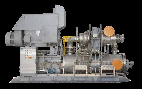 Elektryczna sprężarka gazu procesowego 2-36bar 2000-48000m³/h