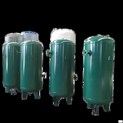 Zbiornik do magazynowania gazu przemysłowego zaprojektowany z myślą o łatwej instalacji i konserwacji w różnych środowiskach